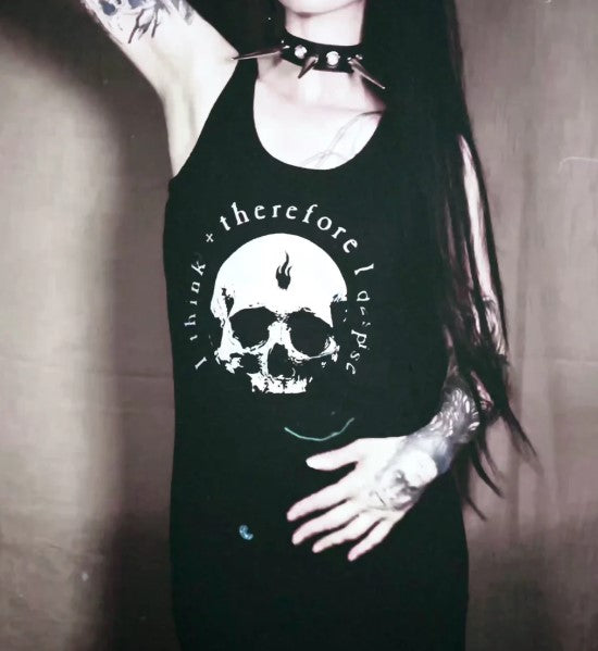 I Think Therefore I Am tank dress