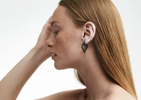 Trinity silver earrings