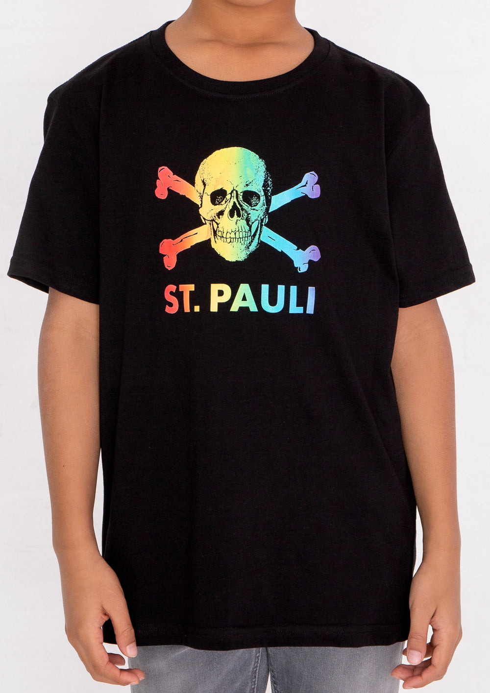 Kids T-shirt Rainbow Skull
