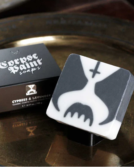 King Diamond Corpse Paint Soap (Cypress & Lavender)