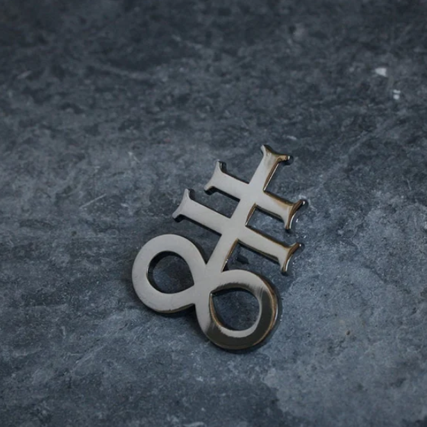 Leviathan cross, black - PIN