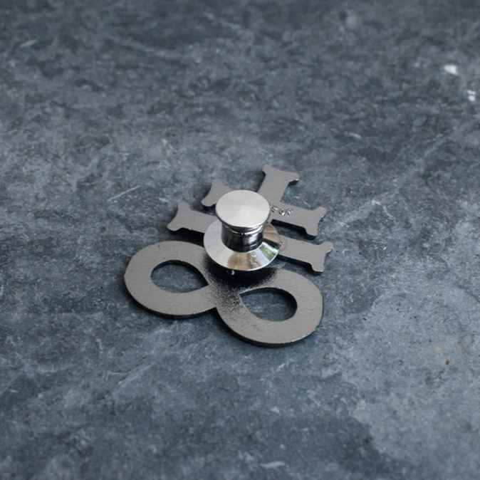 Leviathan cross, black - PIN