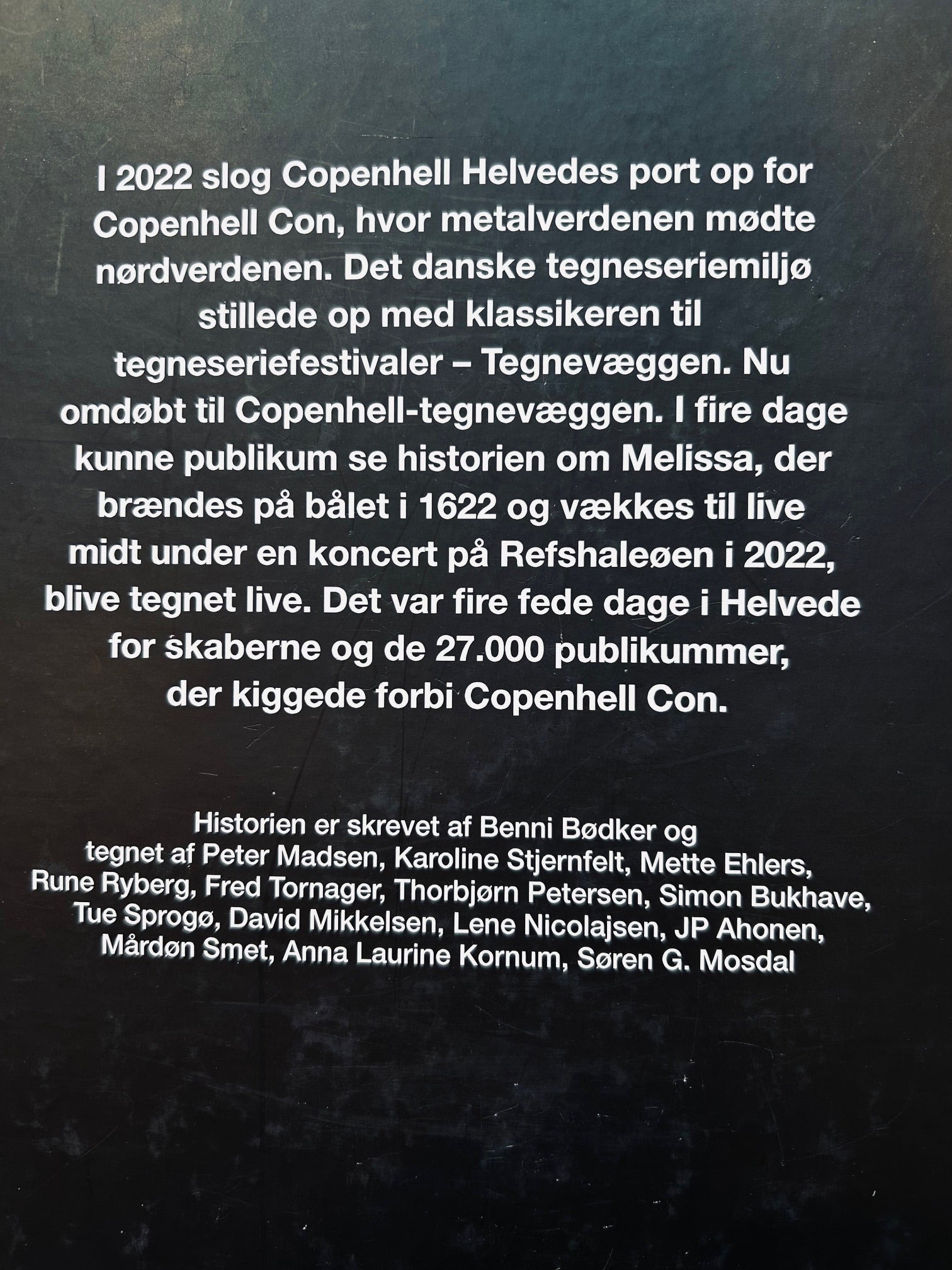 Melissa - Copenhell tegnevæggen 2022
