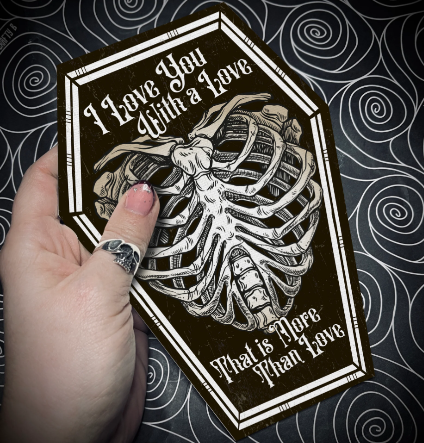 A love more than love greeting card