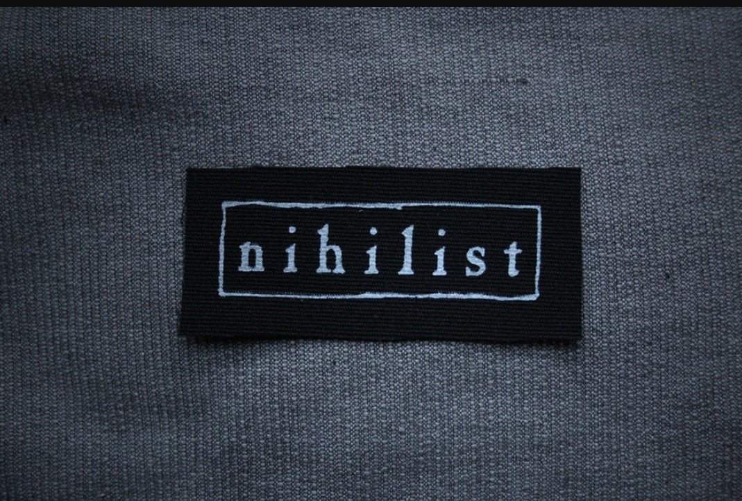 Nihilist - screen-printed PATCH