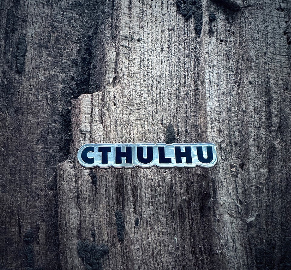 Cthulhu Silver and Black - PIN